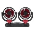 thumbnail image 1 of Car Fans Quiet Portable Cooling Dual Head Rotatable Electric Fan for SUV RV, 1 of 7