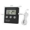 thumbnail image 2 of Mini Fridge Thermostat Electronic Digital Thermometer for Household Refrigerator High Low Temperature Alarm -50-70℃, 2 of 6