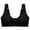 Black, variant on Odeerbi Front Closure Bras for Women 2025 No Underwire Push Up Soild One-Piece Everyday Underwear Black