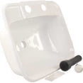 thumbnail image 2 of JR Sink 95351 Single Bowl; Rectangular; 14-1/4 Inch Width x 11-1/2 Inch Depth Cut-Out Dimension; With Faucet Mount; White; Single, 2 of 3