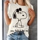 thumbnail image 2 of Camiseta de cuello redondo para mujer, estampado de Snoopy, moda Y2k, ropa de calle de verano, camiseta de manga corta para mujer, camiseta de gran tamaño Y2K, 2 of 4