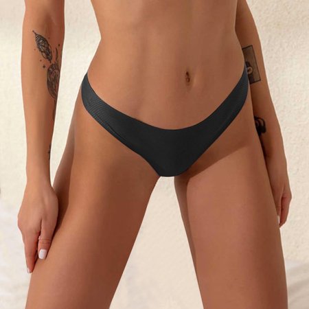

Ykohkofe Women s Fashion Basic Elastic Comfortable Sexy Solid Color Underwear