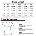 thumbnail image 3 of NaWent Cotton Linen Shirts for Women Summer V-Neck T-Shirts Casual 3/4 Sleeve Blouse Top Black XL, 3 of 4