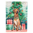 thumbnail image 1 of Carolines Treasures DAC3604CHF 40 x 28 Po Unisexe Rhodesian Ridgeback Noël Polyester Maison Drapeau, 1 of 1