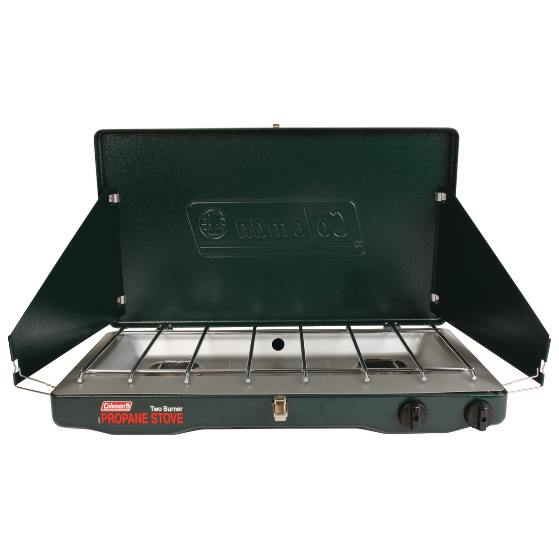 Coleman Brand, Matchlight 10,000 BTU 2-Burner Propane Stove, Black