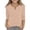 #A05-Light Brown, variant on XADYUY Girls 3/4 Sleeve T Shirts size 7-8 Years Old Summer Girls Shirts Button Down TShirt Cute Henley V Neck Cotton Tee Tops Girls,Sky Blue,9-10Years