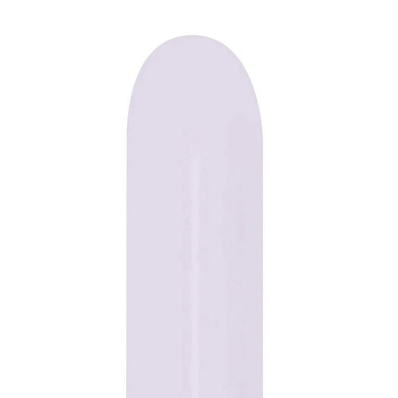260B Sempertex Pastel Matte Lilac Latex Entertainer Balloons (50 Pack) - Party Supplies Decorations