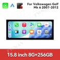 thumbnail image 3 of ZWNAV 15.8 inch Android 15 Car Radio For Volkswagen Golf Mk6 2007-2012 HD Multimedia Video Player Navigation GPS DVD 4G DSP Stereo Bluetooth, 3 of 15