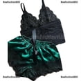 thumbnail image 3 of newfashionwac 2pcs ropa de dormir de encaje para mujer lencería tops shorts conjunto babydoll pijamas ropa de dormirpangjing, 3 of 3
