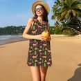 thumbnail image 3 of Disketp Fox In Forest para Vestido sin Mangas para Mujeres, Vestidos de Verano para Mujeres, Casual y Holgado para la Playa, 3 of 7