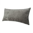 thumbnail image 2 of MICHAEL AMINI Sparkle 13x24" Contemporary Chenille Accent Pillow in Silver, 2 of 4