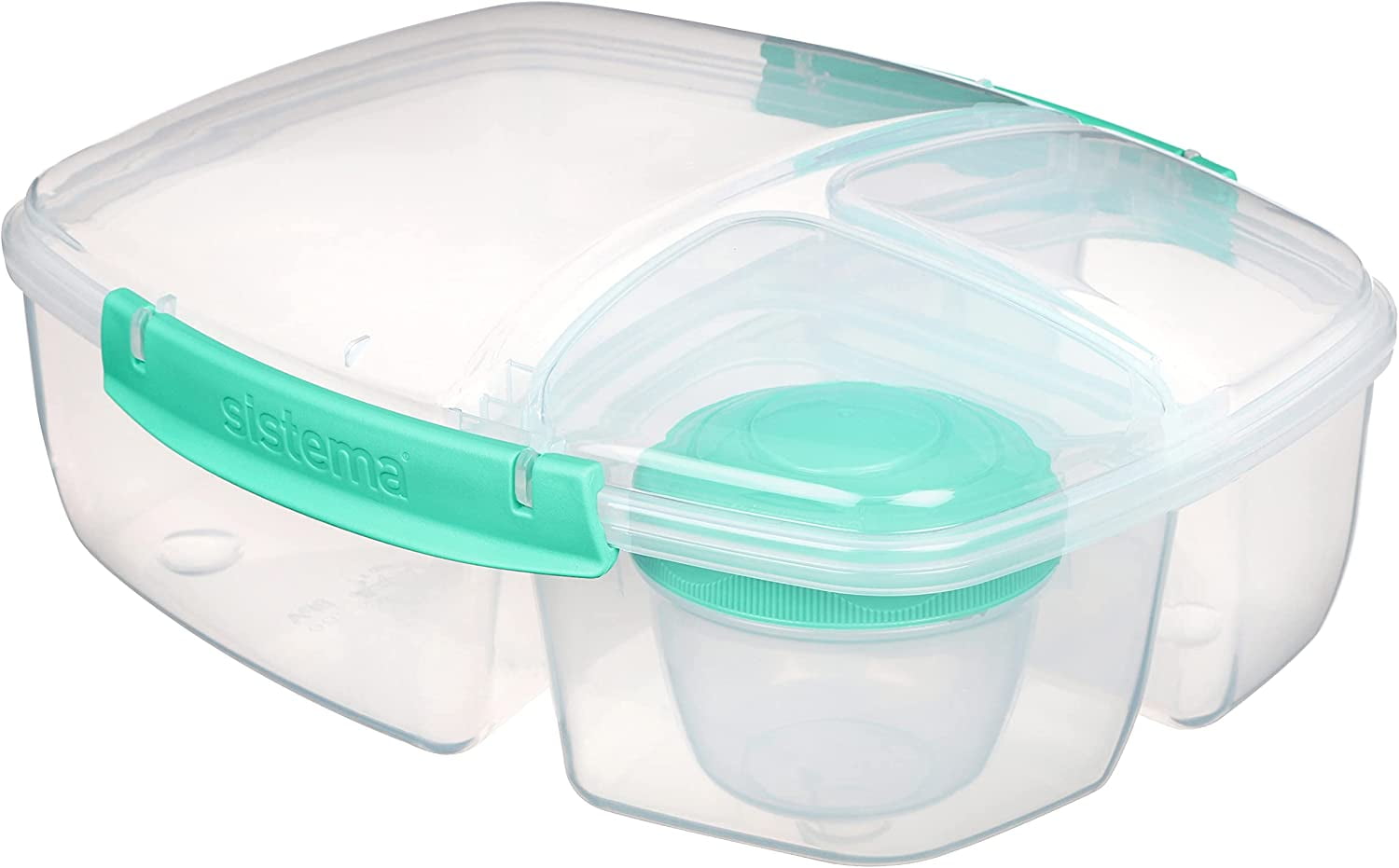 Sistema Breakfast To Go Lunch Bowl Food Container with Spoon - Assorted  Colours