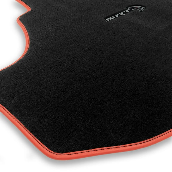 Lloyd Mats LogoMat Custom-Fit Carpet Trunk Mat for 2019-2023 Dodge Challenger, AWD, Charcoal