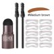 thumbnail image 5 of One Step Brow Stamp Stencil Brush Kit Hairline Contour Powder (juego marrón) Ehuebsd Cuidado Belleza, 5 of 8