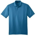 thumbnail image 5 of Port Authority K528 Performance Fine Jacquard Polo, Grey Smoke, 4XL, Mens Polo Shirts, 5 of 6