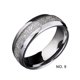thumbnail image 2 of Minnieouse Anillo de acero inoxidable, joyería, anillos delicados, accesorio decorativo para boda, fiesta de compromiso, trabajo diario Ropa, zapatos y accesorios Miscelánea Plata Talla 9 Minnieouse AP014615-12, 2 of 6