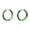 Green, variant on Women Enamel Gradient Swirl Huggie Hoop Earrings Snap-On Style Lightweight Minimalist Personalized Ear Jewelry Street Daily Wear Orange