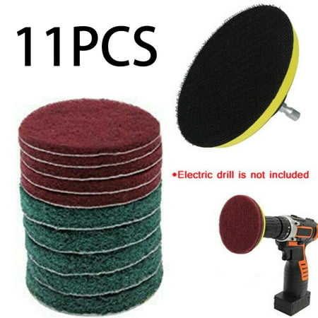 

GDHOME 11Pcs/set Drill Cleaning Brush Kit Scrub Brush Power Tub Cleaner Combo Tool
