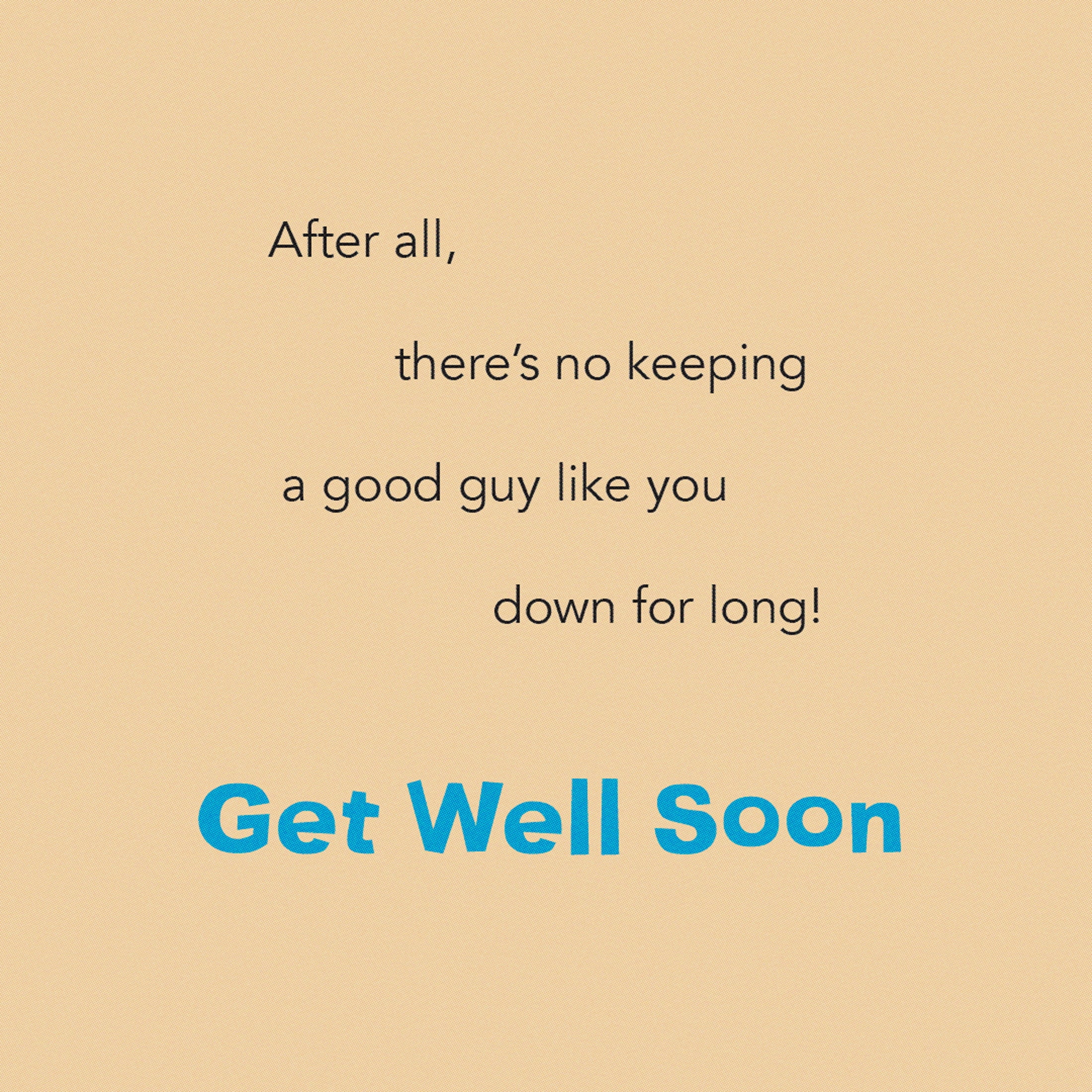 American Greetings Get Well Soon Card (You're Tough)