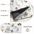 thumbnail image 6 of Botanical Flower Area Rugs 6'x9', Washable Small Throw Rugs for Kitchen Dining room, Spring Watercolor Floral Leaf Plant Indoor Outdoor Rug Non-Slip Low Pile Carpet Runner Reversible Floor Mats, 6 of 8