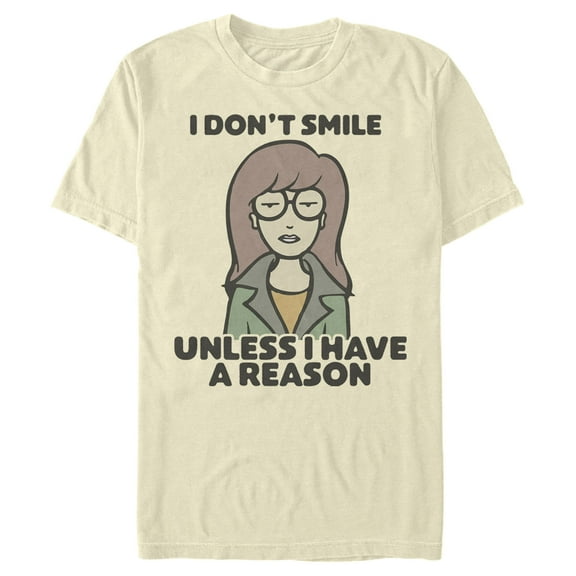 Men's Daria Don't Smile Unless I Have Reason  Graphic T-Shirt