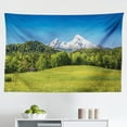thumbnail image 1 of Europe Tapestry, Rolling Sunny Hills with Meadow Fields and Trees Southern Moravia, Czech Republic Print, Fabric Wall Hanging Decor for Bedroom Living Room Dorm, 2 Sizes, Emerald, by Ambesonne, 1 of 1