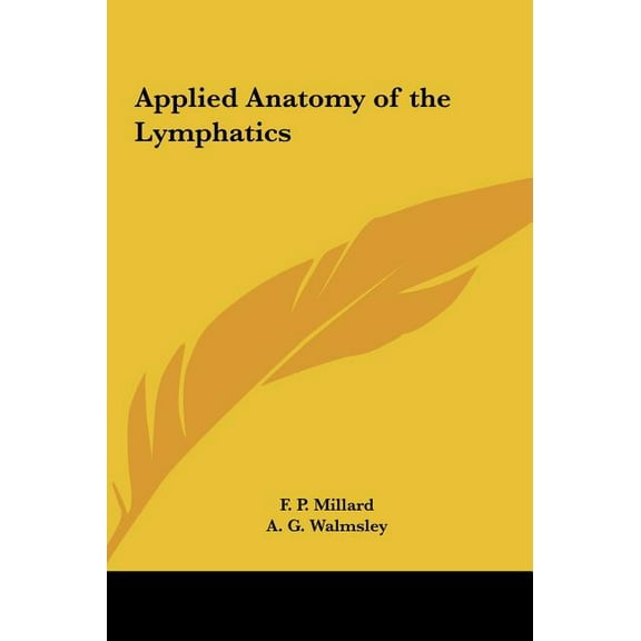 Applied Anatomy of the Lymphatics (Hardcover)
