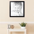 thumbnail image 3 of ArtToFrames 23" x 25" Satin Black Step Lip Picture Frame, 23x25 inch Black Wood Poster Frame (WOM-1452), 3 of 7