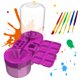 thumbnail image 4 of Cleanes Pintura Pincel Máquina Limpieza Dispositivo Con Botón Drenaje Circulación Automática para La Paleta Acuarela Acrílica Pinturas A Base, 4 of 9