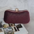 thumbnail image 6 of JUYGO Velvet Evening Bag for Women Glitter Clutch Bag Sparkly Sequins Handbag Shoulder Bag, 6 of 7