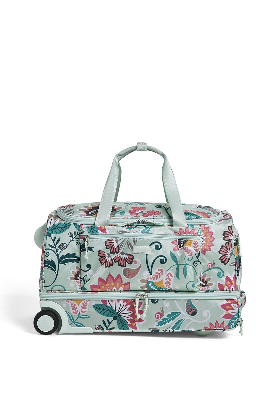 vera bradley lighten up rolling duffel