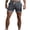 Dark Gray, variant on IYTR Men's Athletic Shorts Casual Solid Color Elastic Waist Drawstring Shorts Summer Breathable Workout Gym Shorts Blue M