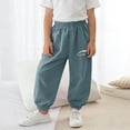 thumbnail image 5 of Piuwrlz 5-6 Girls Boys Tapered Sweatpants Kids Pants Jogger Pant Green Size 5-6 Years, 5 of 8
