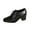 Black, variant on Wensltd Black Dressy Shoe for Women Chunky Heel Solid Color Round Toe Versatile Shoes for All Season Office Work