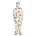 thumbnail image 3 of Vzayyk 4T-14Y Size Aviliable Cozy One-Piece Footless Sleeper Pajama Colorful Floral, 3 of 8