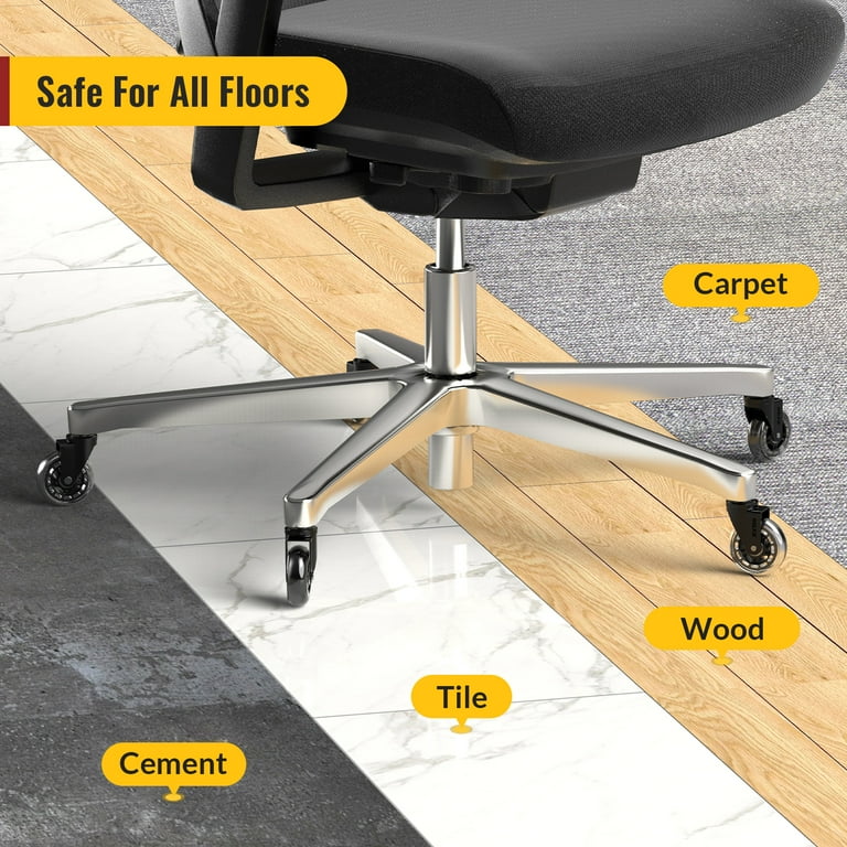 Office chair wheels hardwood floors sale