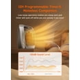 thumbnail image 4 of Portable Space Heater, Brightown 1500W Personal Electric Heater with Timer, 4 Modes Quiet Desk Heater, Overheating & Tip-Over Pro, 4 of 8