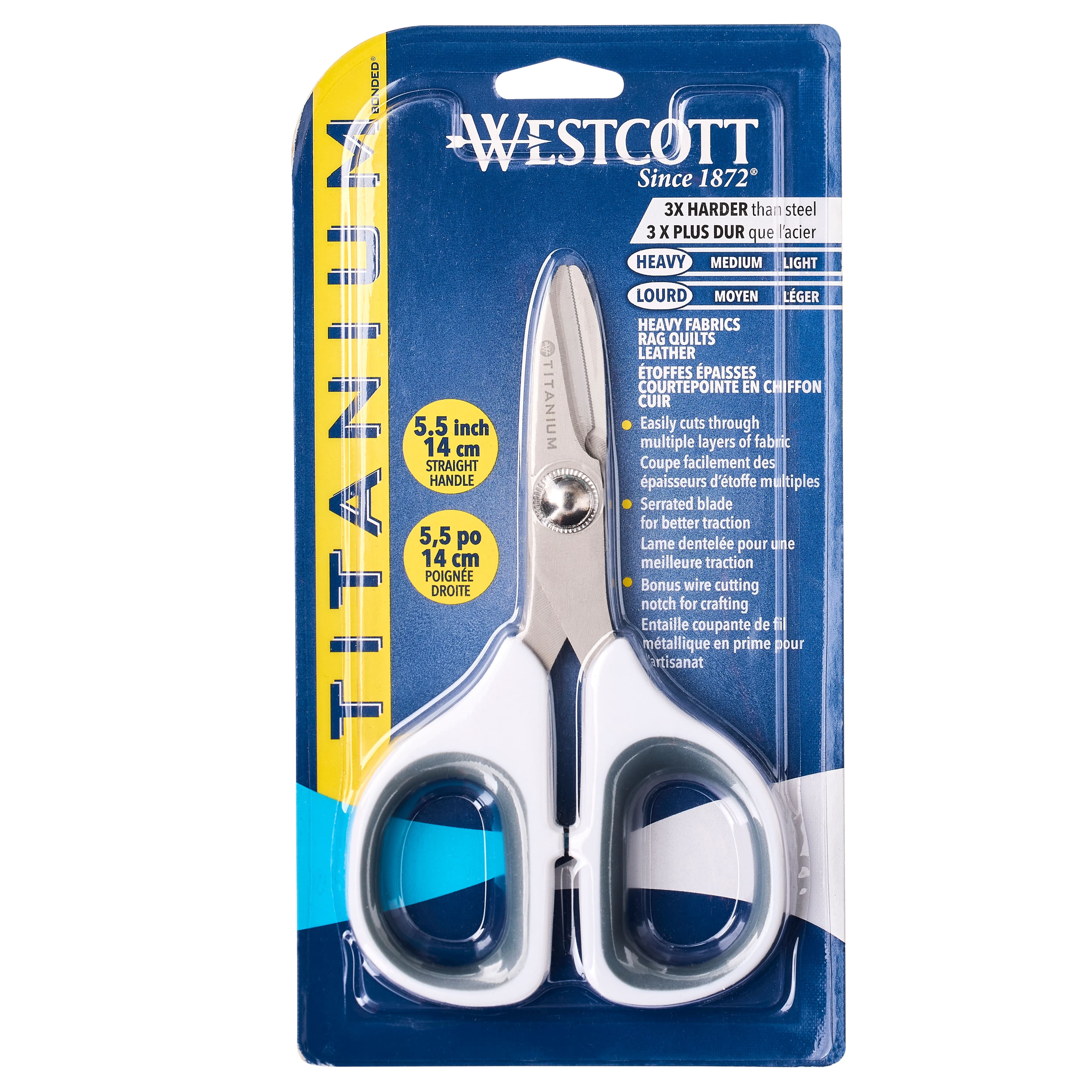 Westcott Heavy-Duty Crafting & Quilting Scissors, 6 Pack
