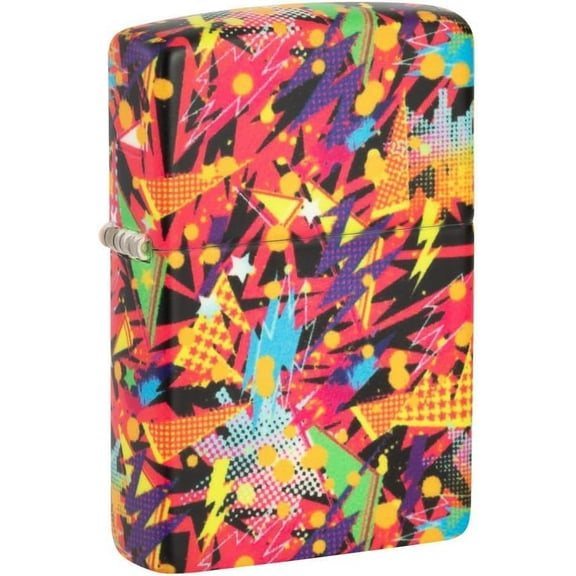 Zippo Lighter - Customized Message on Retro , Glow-in-The-Dark - 540 Color 46008