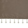 thumbnail image 3 of 100% Polyester Twisted Tab Valance With Beads Pewter/50x26", 3 of 4