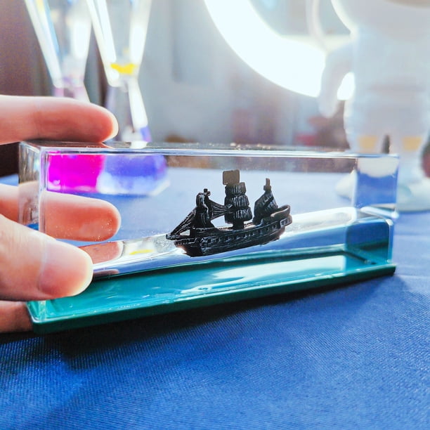 Botella flotante de líquido para cruceros, decoración de escritorio, regalos para negocios, educación y otras actividades