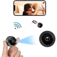 thumbnail image 1 of Mini cámara oculta WiFi inalámbrica, cámaras de seguridad portátiles HD 1080P mejoradas para el hogar con visión nocturna, detección de monitor, cámaras pequeñas para interior/exterior (tarjeta SD no JFHHH pequeña, 1 of 5