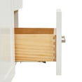 thumbnail image 5 of Ariel Hamlet 37 In. Left Offset Oval Sink Vanity With 1.5 In. Carrara White Countertop In White, 5 of 11