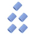 thumbnail image 1 of Greeniant Muñequera deportiva Muñequera absorbente de sudor Muñequera elástica unisex para niños adultos, azul lago claro lago azul claro 5piezas Greeniant CBP171208, 1 of 1