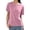 Pink, variant on Women’s Ice Silk T Shirt For Sports Casual Wear Running And Fitness Breathable Short Sleeve Outdoor Top Womens Tech Shirts