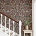 thumbnail image 2 of S4Sassy Botanical Wallpaper - Pink Wall Covering, 25" X 240" Self-Adhesive Vinyl Walls Paper, Wall Wrap, Easy Diy Walls Covering For Farmhouse Bedroom, Living Room, Cabinets, Living Spaces, 2 of 8