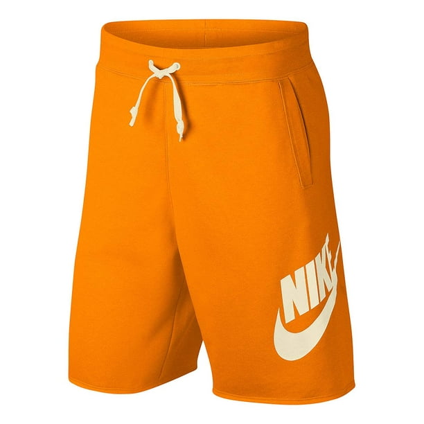Nike - Nike Mens Alumni Fleece Sweat Shorts Orange L AR2375-833 ...
