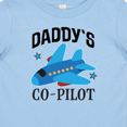 thumbnail image 4 of Inktastic Daddy's Co-pilot Son Airplane Boys Baby T-Shirt, 4 of 5