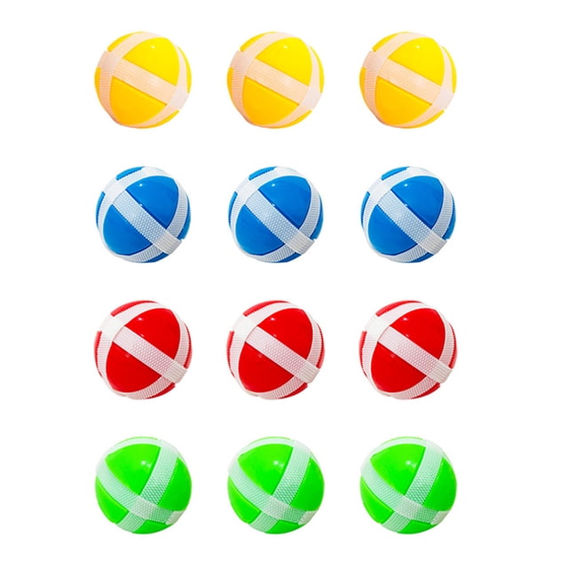 Shisuyan 12 Pcs Balles Collantes en Plastique Plateau de Fléchettes Balles Collantes Accessoires de Jeu de Fléchettes