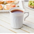 thumbnail image 3 of Fineline Settings 208-WH Flairware 8 oz White Coffee Mug, 3 of 3